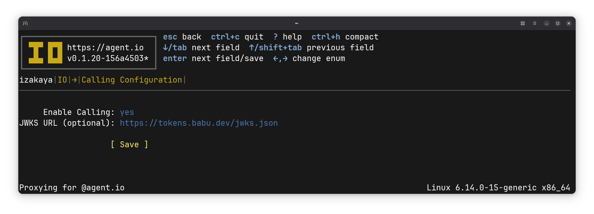 adding the jwks configuration