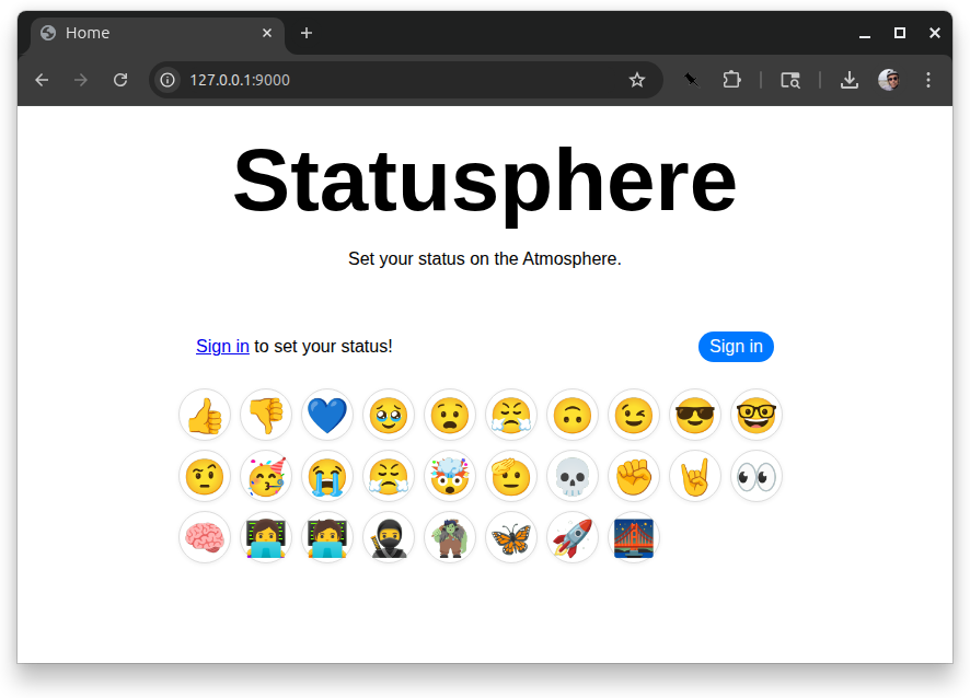 Welcome to the Statusphere